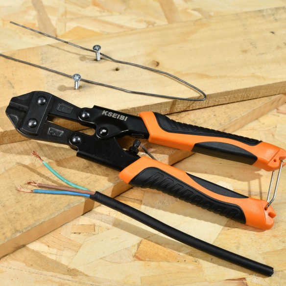 Compact Mini Bolt Cutter with ProGrip Handle for Precision Cuts | KSEIBI