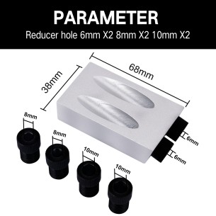 High-Quality Metal Pocket Hole Jig for Precision Joinery | KSEIBI 2