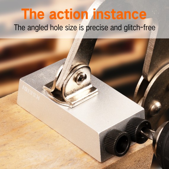 High-Quality Metal Pocket Hole Jig for Precision Joinery | KSEIBI