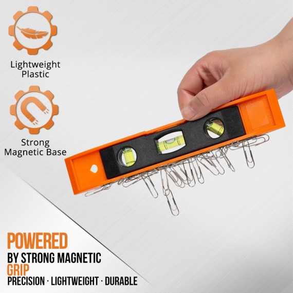 High-Quality Magnetic Torpedo Level for Precision Measurements | KSEIBI