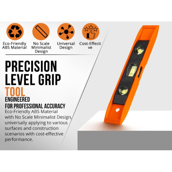 三水泡磁性塑料水平尺适用于木工和金属工 | KSEIBI