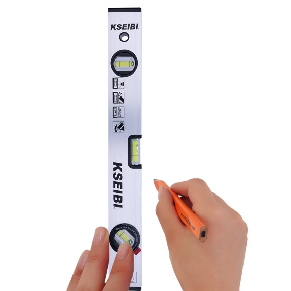 三水泡带磁性水平尺 AVM 3 - 完美测量工具 | KSEIBI