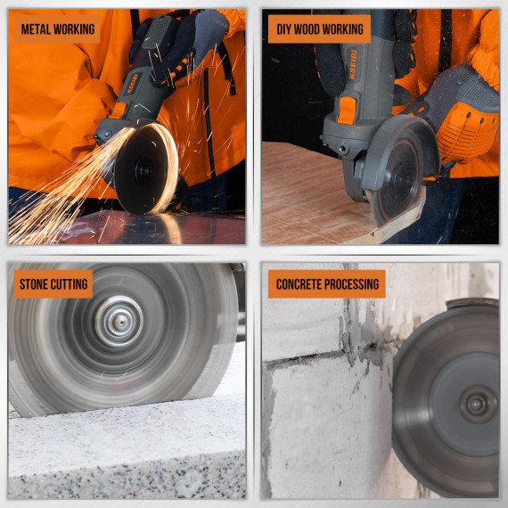 صاروخ جلخ KWS 95-125: كاشف للصنفرة بقوة 950 واط | KSEIBI