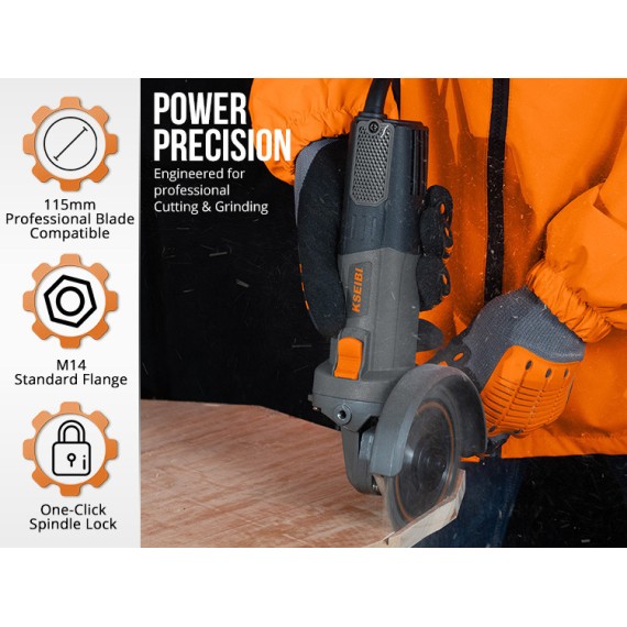 KSEIBI KWS 95-125 角磨机，125毫米，950瓦 | KSEIBI