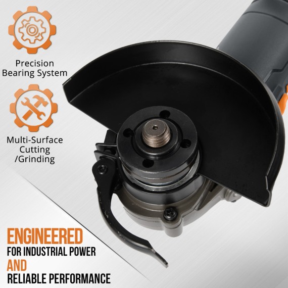 Powerful 115mm Angle Grinder for Precision Cutting and Grinding | KSEIBI