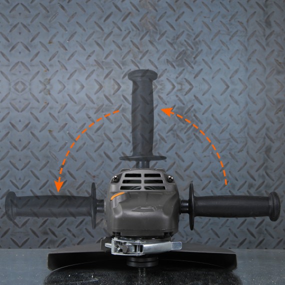 Угловая шлифмашина KWS 24-230: мощность 2400 Вт, диаметр 230 мм | KSEIBI