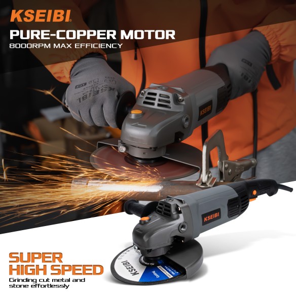 High-Powered KWS 20-180 Angle Grinder for Precision Grinding | KSEIBI