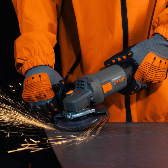 Powerful Variable Speed Angle Grinder for Precision Cutting | KSEIBI