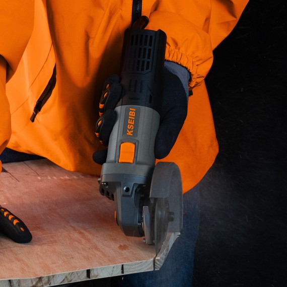 Powerful Variable Speed Angle Grinder for Precision Cutting | KSEIBI