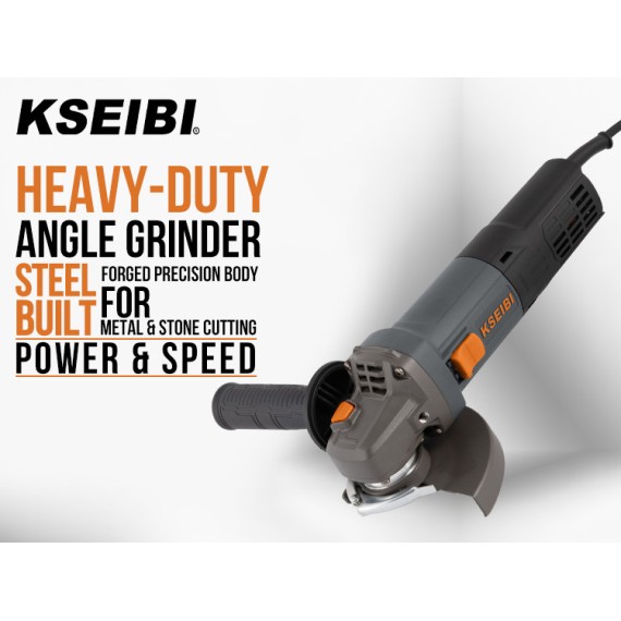 Powerful Variable Speed Angle Grinder for Precision Cutting | KSEIBI