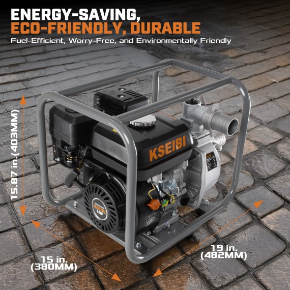 High-Quality Gasoline Water Pump for Efficient Water Transfer | KSEIBI