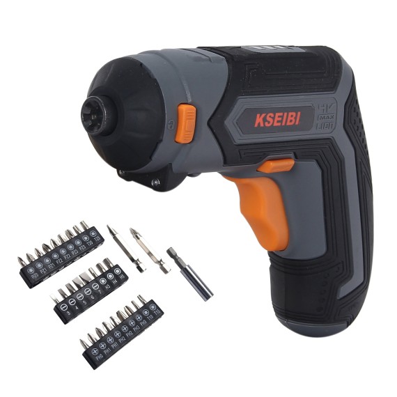 Powerful and Versatile 4V Cordless Screwdriver for DIY Projects | KSEIBI