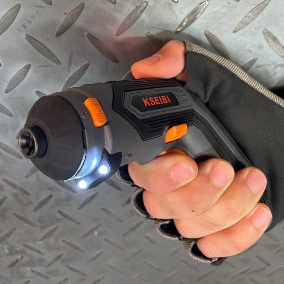 Powerful and Versatile 4V Cordless Screwdriver for DIY Projects | KSEIBI