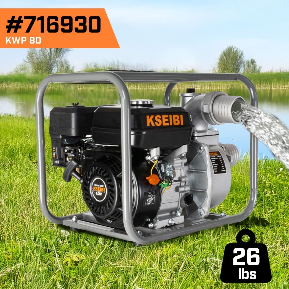 Powerful Gasoline-Powered Water Pump for Efficient Water Transfer | KSEIBI