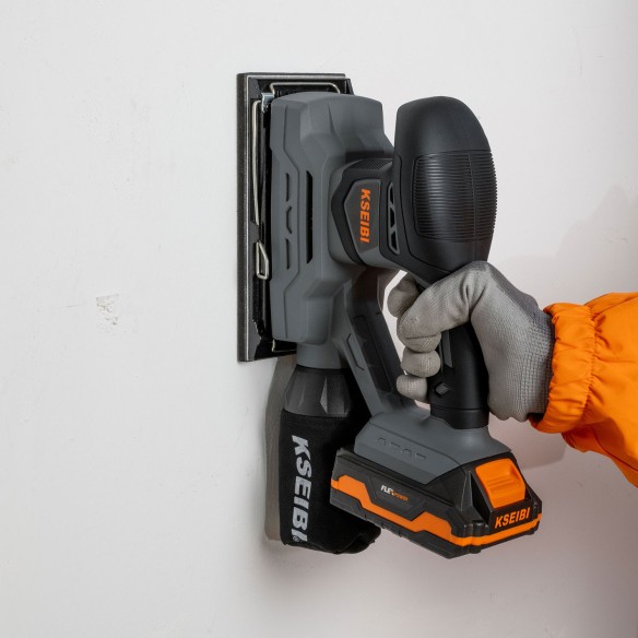 High-Powered Cordless Finishing Sander for Precision Woodworking | KSEIBI