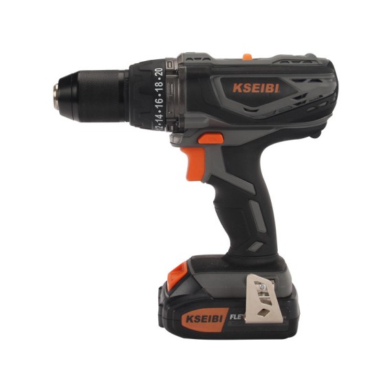 High-Performance 20V Cordless Drill with 2 Batteries for DIY Projects | KSEIBI