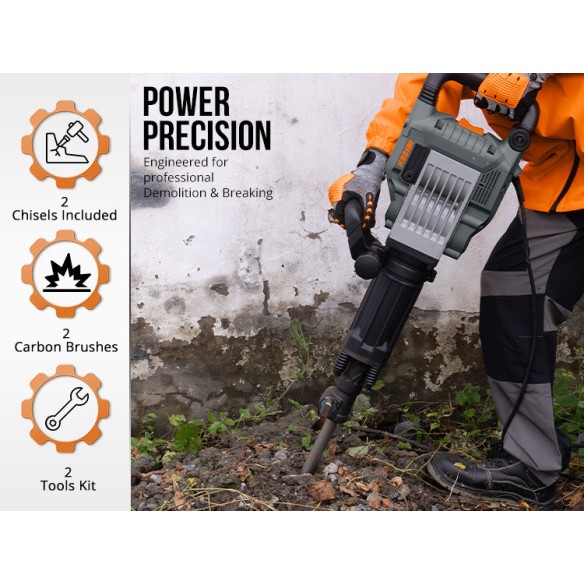 High-Power KSH 1750 D Demolition Hammer for Tough Jobs | KSEIBI