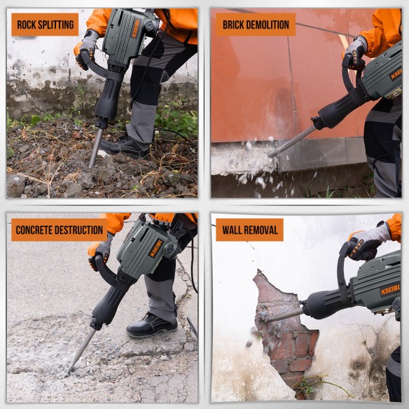 Powerful Demolition Hammer for Heavy-Duty Jobs | KSEIBI