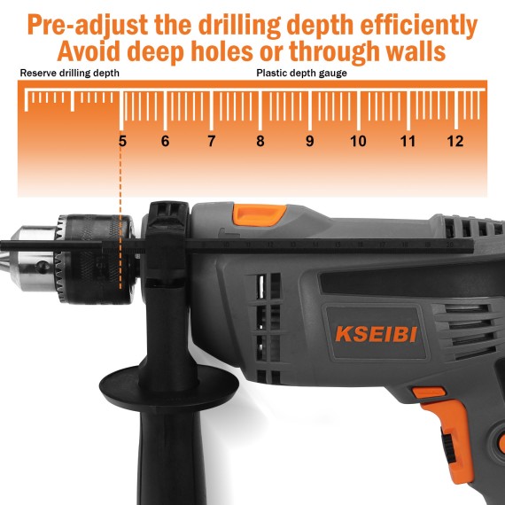 High-performance KSB 710 D 13mm Impact Drill for Professionals | KSEIBI