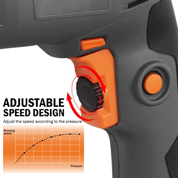 High-performance KSB 710 D 13mm Impact Drill for Professionals | KSEIBI