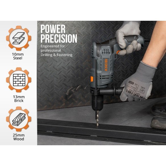 مثقاب مطرقي احترافي للمنزل والورش | KSEIBI