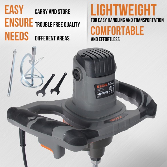 Professional KRW 1400 V Paint Mixer for Smooth Blending | KSEIBI