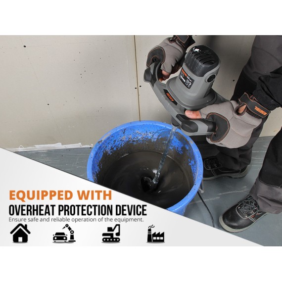 Мощный миксер для краски KRW 1400 V - идеальное решение для ремонта | KSEIBI