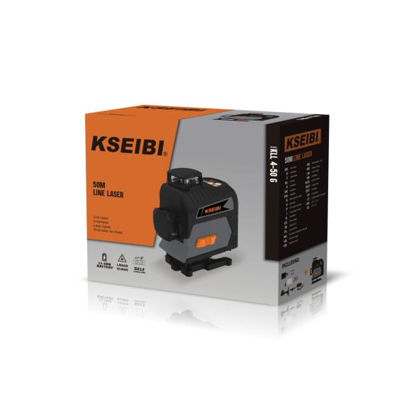 Professional Grade KLL 4-50 G Line Laser with 16 Lines for Precise Accuracy | KSEIBI