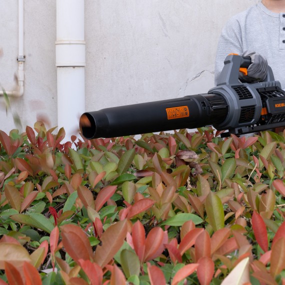 دمنده برگ بی‌سیم KLB 20V-155 با قابلیت شارژ، به همراه برچسب بایو | KSEIBI