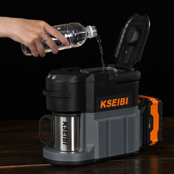Enjoy Fresh Coffee Anywhere with KIS 20V-501 Cordless Coffee Machine | KSEIBI
