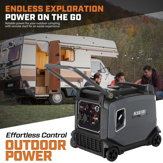 Инверторный бензиновый генератор KGI 3800 E