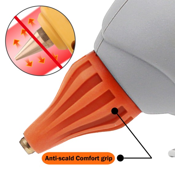 High-Quality KGG 60D Glue Gun with Dual Temp Control for Precision Crafting | KSEIBI