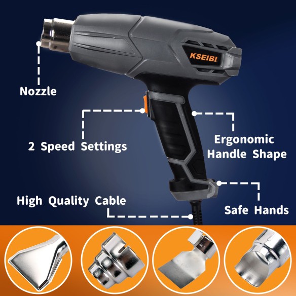 Professional KHG 20-55 B Heat Gun for Home and Industrial Use | KSEIBI