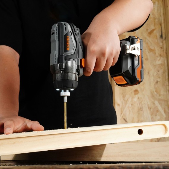 Powerful 20V Cordless Impact Driver for Precision Work | KSEIBI