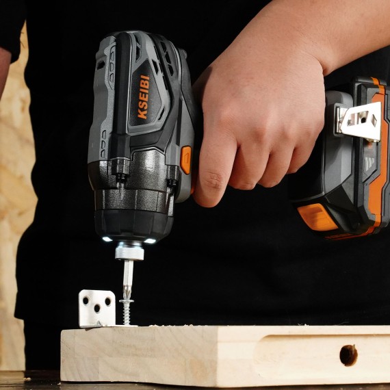 Powerful 20V Cordless Impact Driver for Precision Work | KSEIBI