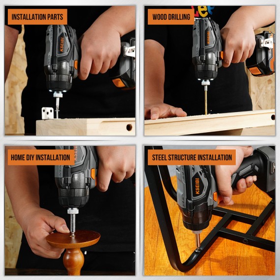 مفك صدمات لاسلكي 20 فولت KDR 20V-160 | KSEIBI