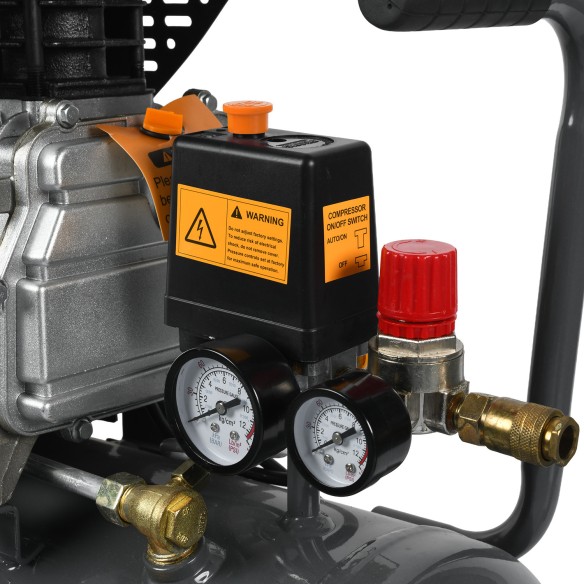 KDA 15-24 Air Compressor, 24L Tank, 2HP Portable | KSEIBI