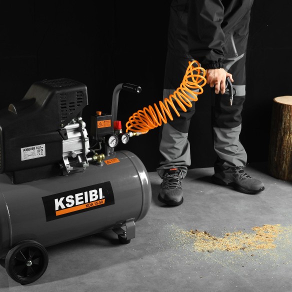 KDA 15-24 Air Compressor, 24L Tank, 2HP Portable | KSEIBI