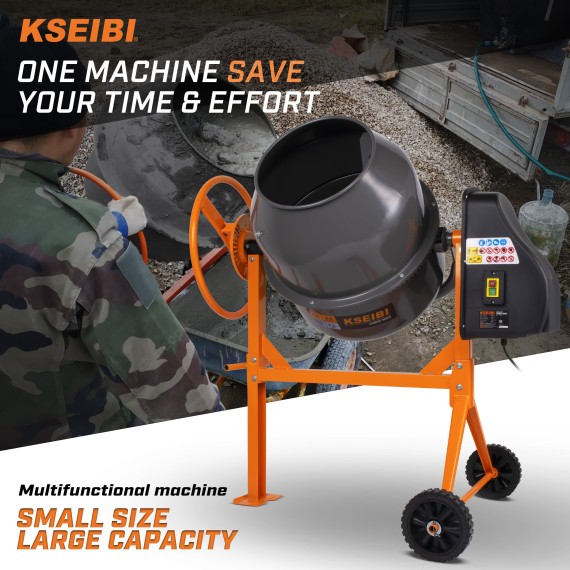 High-Quality 200L Cement Mixer for Efficient Mixing | KSEIBI