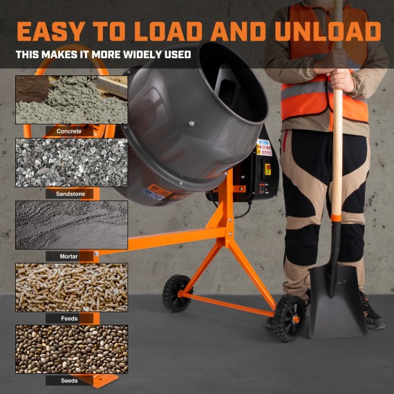 High-Quality 200L Cement Mixer for Efficient Mixing | KSEIBI