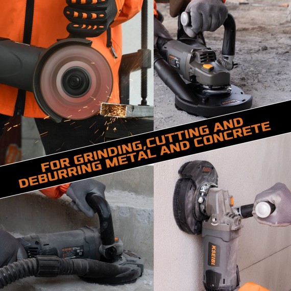 دستگاه بتن‌ساب KCG 15-125 L، قطر ۵ اینچ، ۱۱.۵ آمپر | KSEIBI