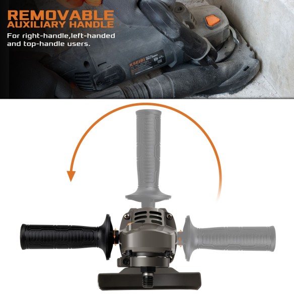 دستگاه بتن‌ساب KCG 15-125 L، قطر ۵ اینچ، ۱۱.۵ آمپر | KSEIBI