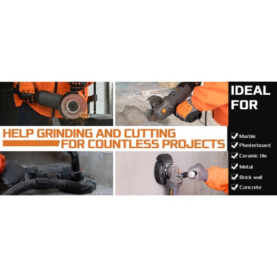 دستگاه بتن‌ساب KCG 15-125 L، قطر ۵ اینچ، ۱۱.۵ آمپر | KSEIBI