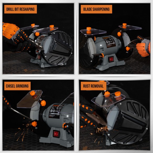 Купить настольный шлифовальный станок KBG 15-150, 150 мм, 150 Вт | KSEIBI