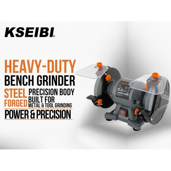 Powerful 150W Bench Grinder 150mm - Top Quality Tools | KSEIBI