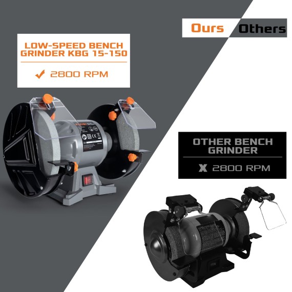Купить настольный шлифовальный станок KBG 15-150, 150 мм, 150 Вт | KSEIBI