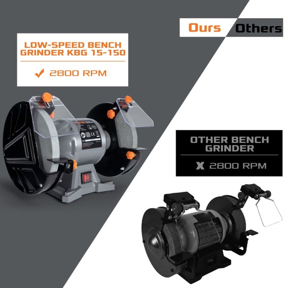 Powerful 150W Bench Grinder 150mm - Top Quality Tools | KSEIBI