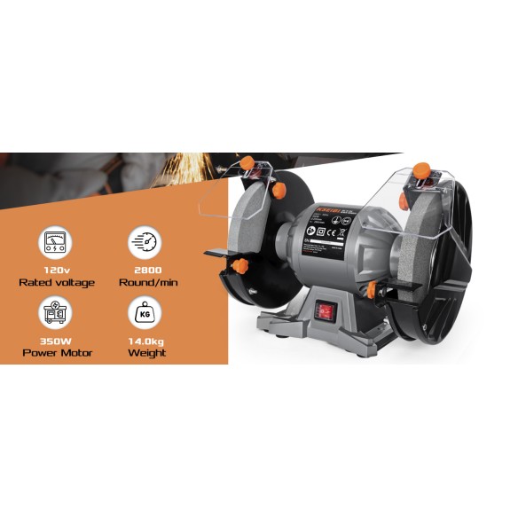 سنگ رومیزی ۱۵۰ میلی‌متر با توان ۱۵۰ وات برند KBG | KSEIBI