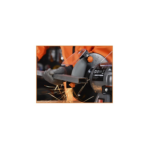 Powerful 150W Bench Grinder 150mm - Top Quality Tools | KSEIBI