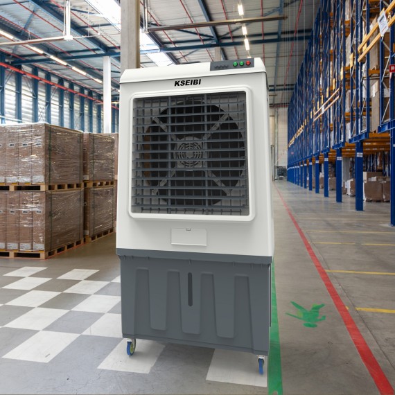 Stay Cool with the KAC 45-125 L Air Cooler - 125L, 450W | KSEIBI